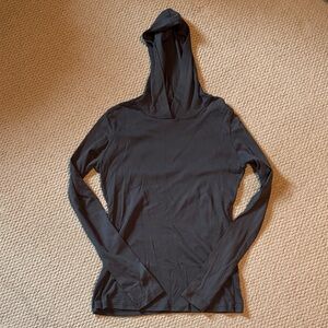 American apparel—vintage gray Long Sleeve Hoodie